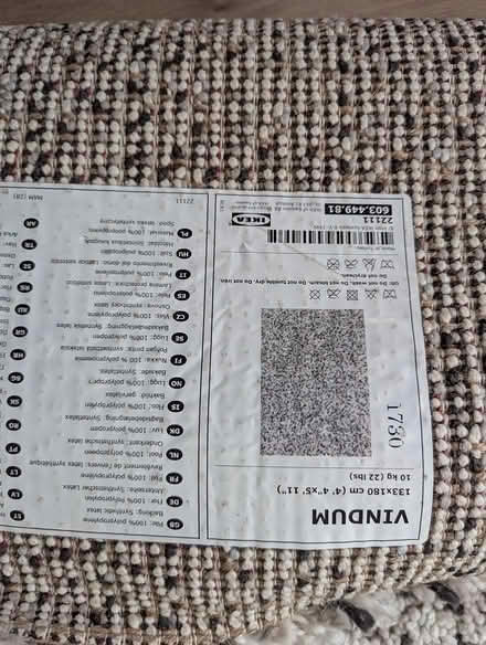 Photo of free IKEA vindum rug (BD21 - Long Lee) #2