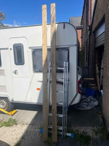 Photo of free Two lengths of wood (Broad Green L14) #1