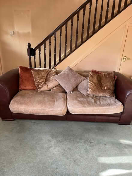 Photo of free Two large sofas (Saddleworth) #4