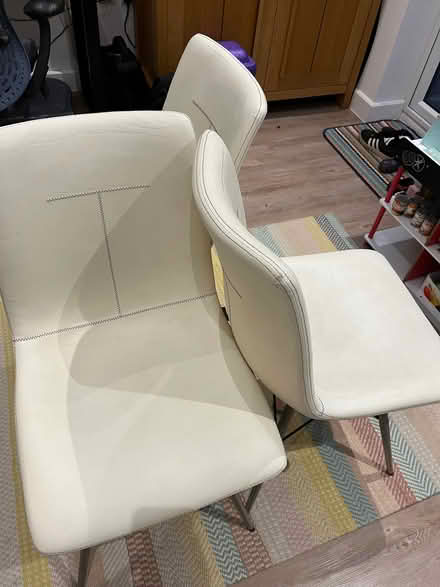 Photo of free 8 faux leather chairs (Ensleigh) #2