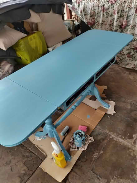 Photo of free Strongbow upcylcled drop leaf table (Lathom L40) #2