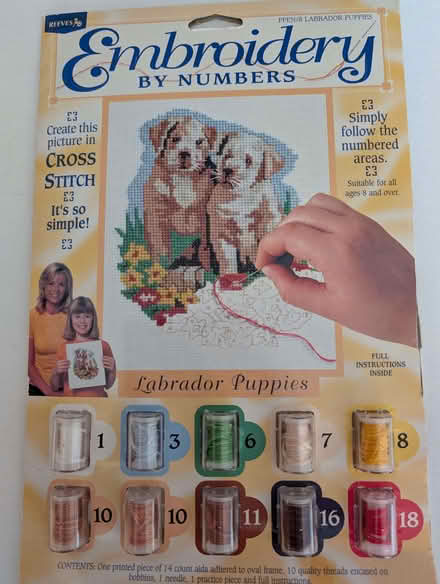 Photo of free Embroidery by numbers (Rodborough GL5) #1