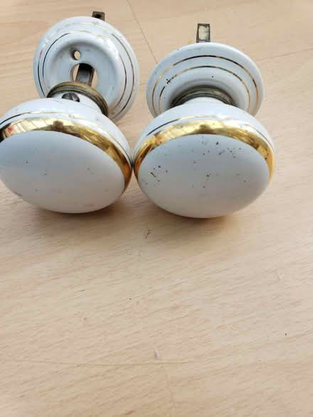 Photo of free 2 Door Knop Handles Ceramic (Purley on Thames RG31) #1