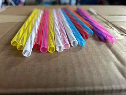 Photo of free 15 hard plastic straws (Jennetts park RG12) #2