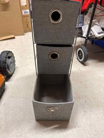 Photo of free Small fabric drawers (Greaves LA1) #2
