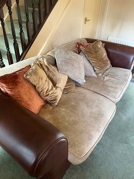 Photo of free Two large sofas (Saddleworth) #3