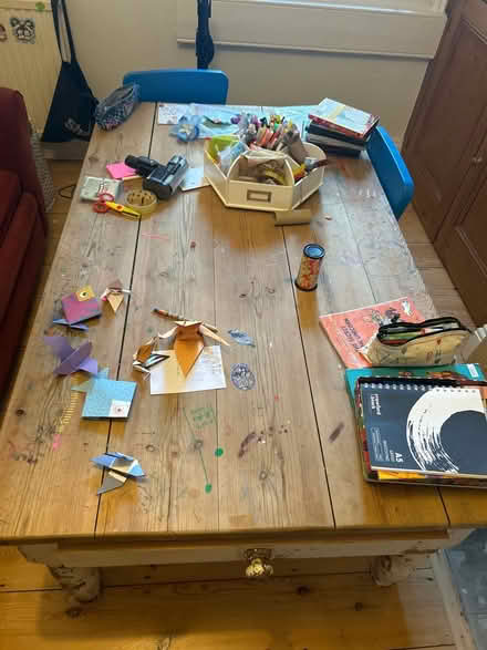 Photo of free Pine farmhouse low table (Oldfield Park) #1
