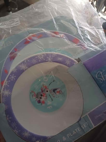 Photo of free Frozen cup plate bowl set (Croydon) #1