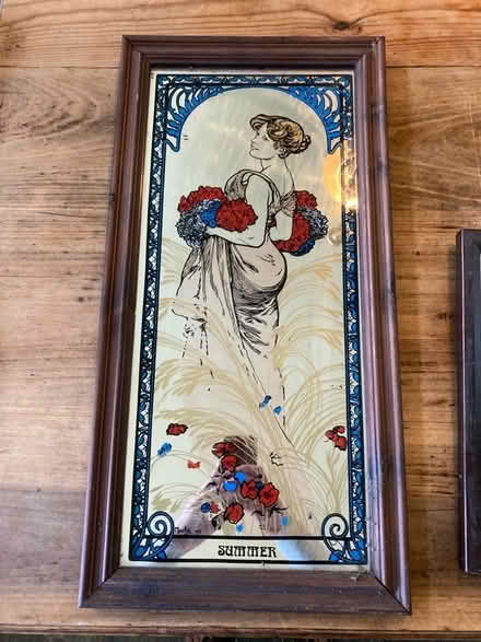 Photo of free Two Art Nouveau decorated mirrors (Oldfield Park) #1