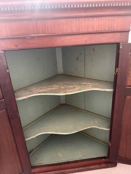 Photo of free Corner wall cabinet (Standen park house) #2