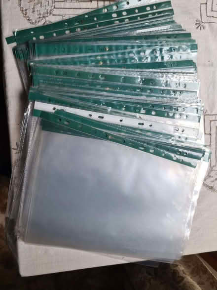 Photo of free Transparent inserts of lever-arch folder (Oaklands nr Welwyn AL6) #1