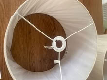 Photo of free John Lewis lampshades, white (Benson OX10) #3