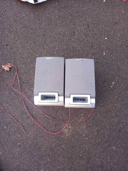 Photo of free Small Sony speakers (Hucclecote) #1