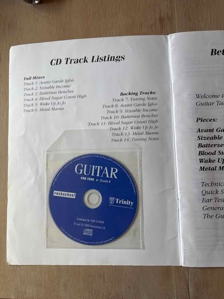 Photo of free Rockschool Guitar Grade 8 pack (Ashford, Surrey TW15) #2