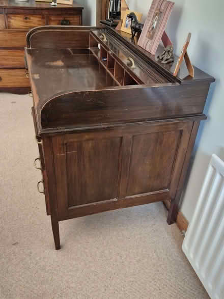 Photo of free Desk - Wooden roll-top desk. (Ducklington OX29) #3