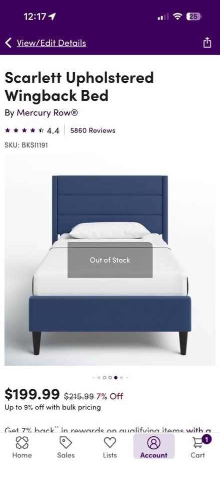 Photo of free Bed twin XL (Fallls Church) #3