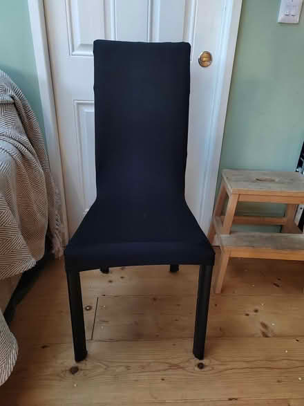 Photo of free 4 black dining chairs (Godmanchester) #3