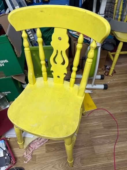 Photo of free Five wooden chairs (Sanderstead) #1