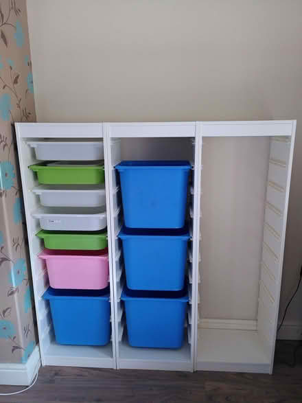 Photo of free Ikea Trofast white storage shelves X 3 (Charnwood LE4) #2