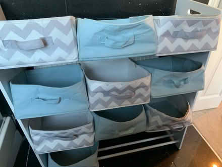 Photo of free Storage unit with fabric box/trays (Lifford, kings Norton B30) #2