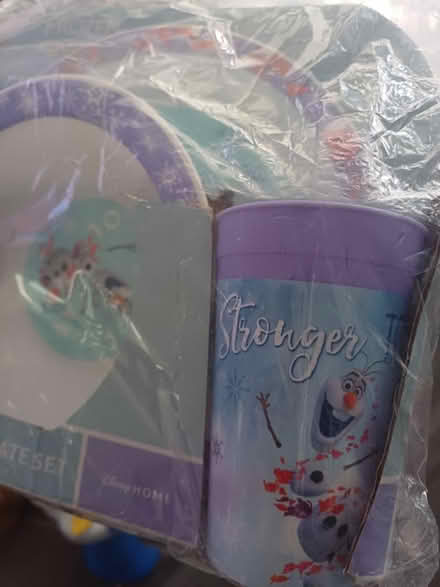 Photo of free Frozen cup plate bowl set (Croydon) #2