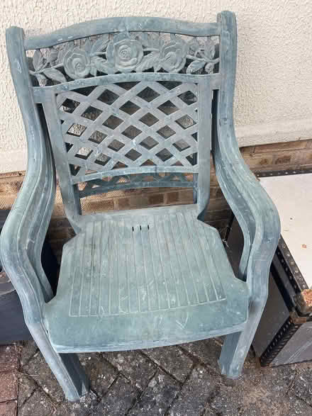 Photo of free Sturdy patio chairs (West Kingsdown) #1