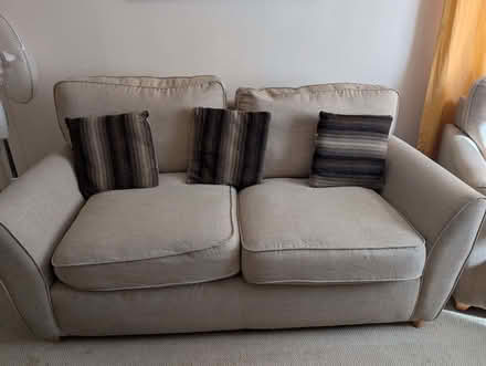 Photo of free 2 Seater settee and armchair (Broughton MK10) #2