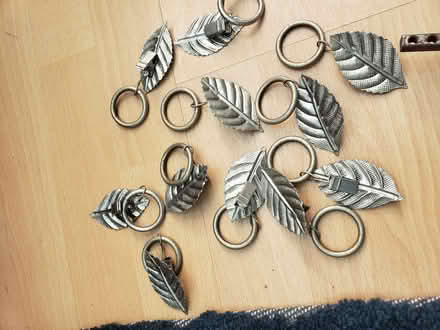 Photo of free Shower Curtain rings Leaf Design (Purley on Thames RG31) #1