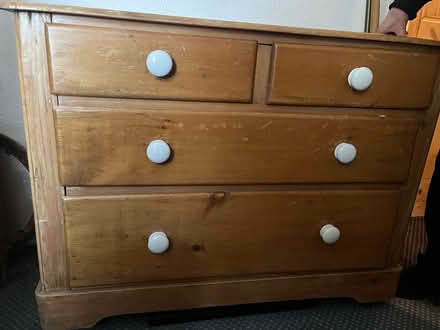 Photo of free Wooden chest of drawers (Brixton, SW9) #1