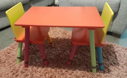 Photo of free Kids small table and 2 chairs (Hoddesdon EN11) #1