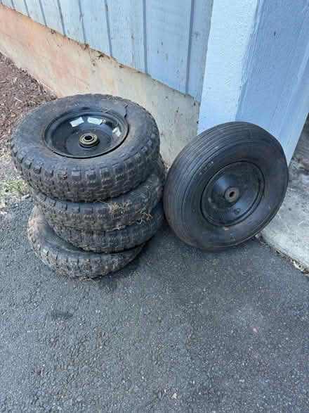 Photo of free Set of 5 Small Tires (Belle Mead) #1
