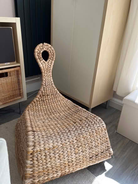 Photo of free Low wicker rocking chair (Charlton OX12) #1