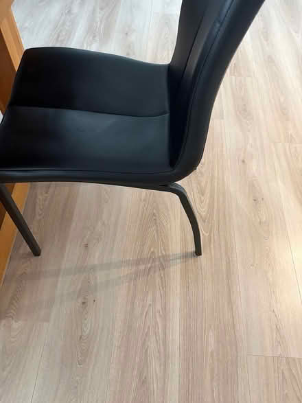 Photo of free 4 Black dinning chairs (Thorndon) #1