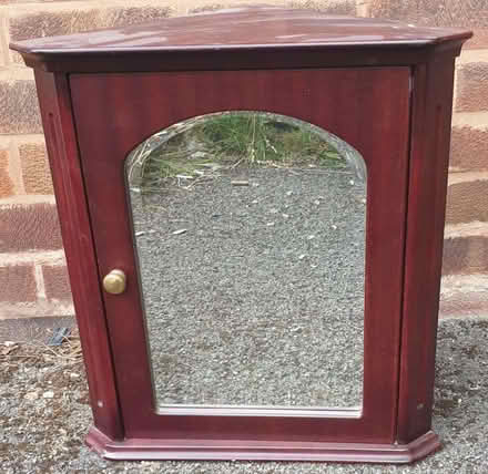 Photo of free Corner cabinet with mirror 32 x 32 W x 49 cm (W x D x H) (Manor Park S2) #2