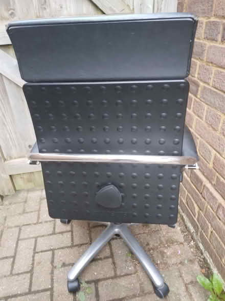 Photo of free Girsberger black leather office chair (Hildenborough TN11) #2