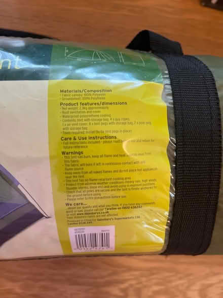 Photo of free Two person tent (Sands, High Wycombe) #3