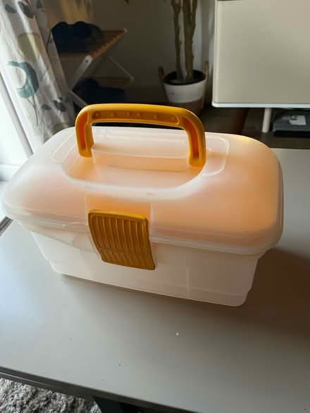 Photo of free Plastic storage box with insert (HA8 / Edgware) #1