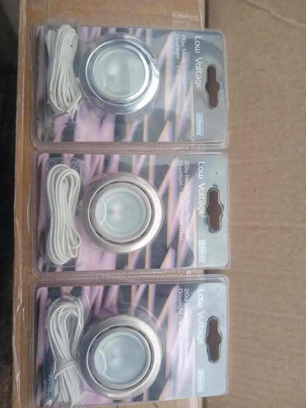 Photo of free 20w down lights, brushed nickle finish (Kennington OX1) #1