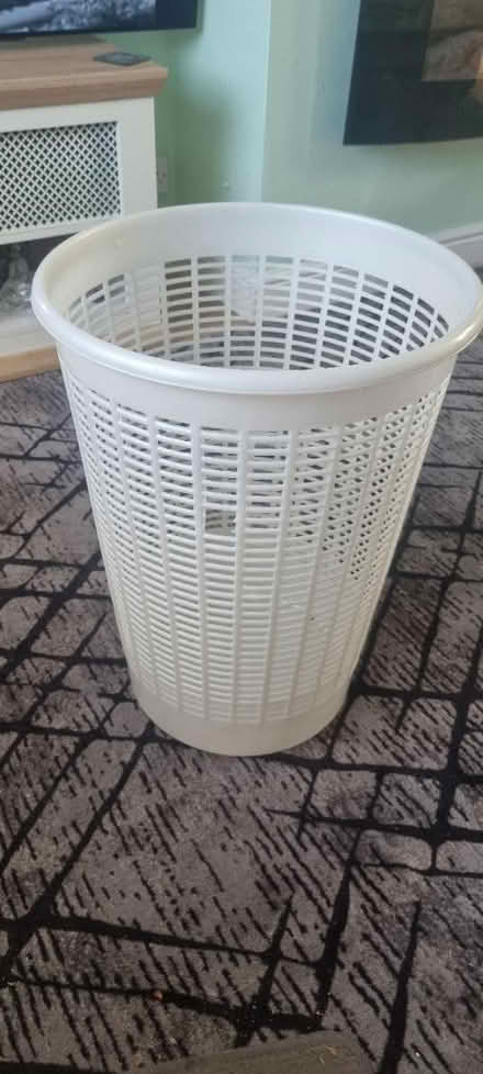 Photo of free White laundry bin (ME12) #1