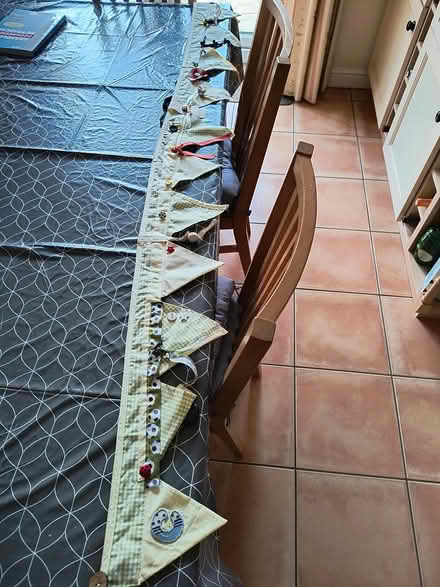 Photo of free Curtain pelmet football themed (Royston SG8) #1