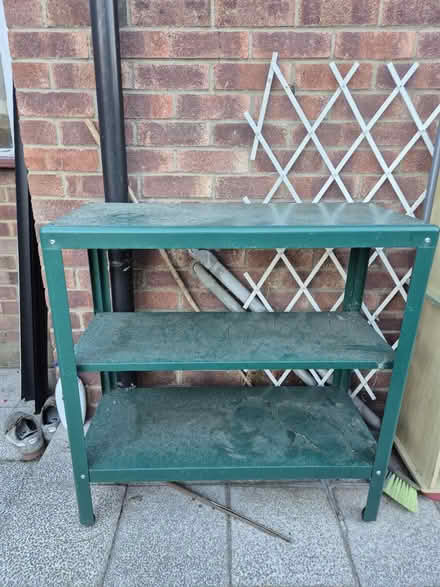 Photo of free Metal garage shelves (E4) #1