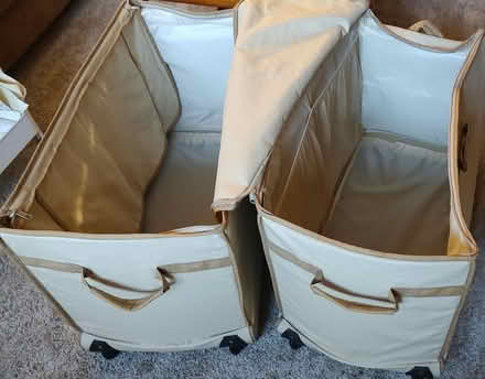 Photo of free Two fabric bins (Mount Prospect) #1