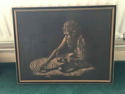 Photo of free Framed Picture - Aboriginal Man (Westerham TN16) #1