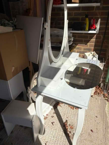 Photo of free Dressing table & mirror (KT24 5RX) #3