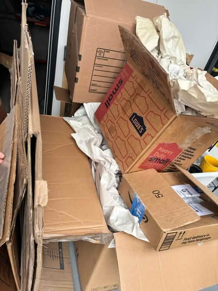 Photo of free Moving Boxes and fragile stuffings (Southcenter) #2