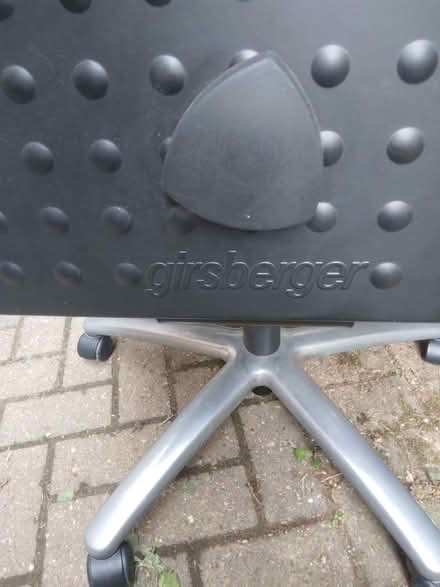Photo of free Girsberger black leather office chair (Hildenborough TN11) #3
