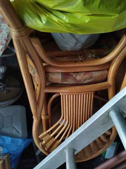 Photo of free Wicker table and 4 chairs (Lathom L40) #2