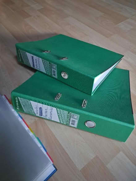 Photo of free Ring binders and plastic sleeves (Botley OX2) #1