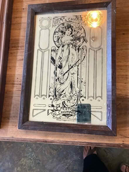 Photo of free Two Art Nouveau decorated mirrors (Oldfield Park) #2