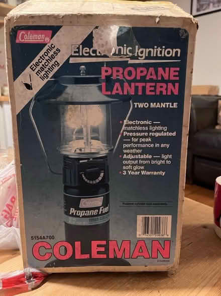 Photo of free Coleman propane lantern (TW12 - Hampton Hill) #1